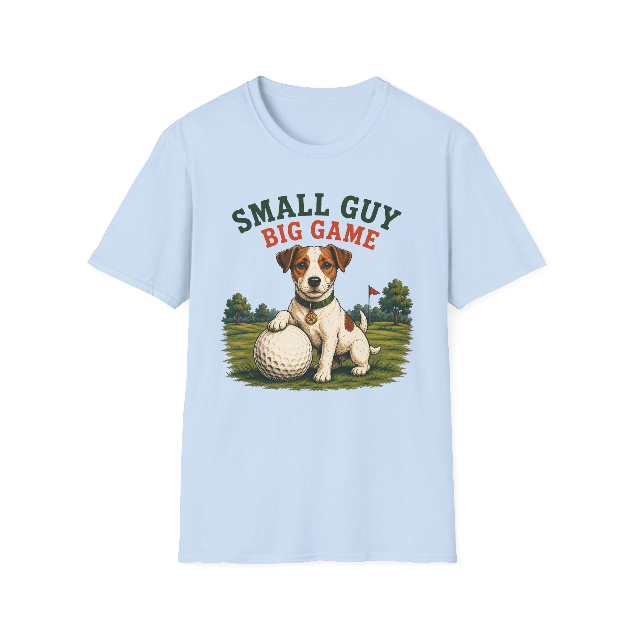 Small Guy Big Game T-Shirt — Golf Dog Graphic Tee