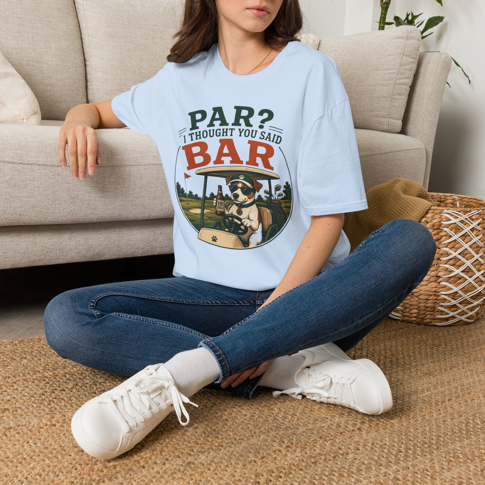 Golf Bar T-Shirt — “Par? I Thought You Said Bar” Funny Golfing Tee