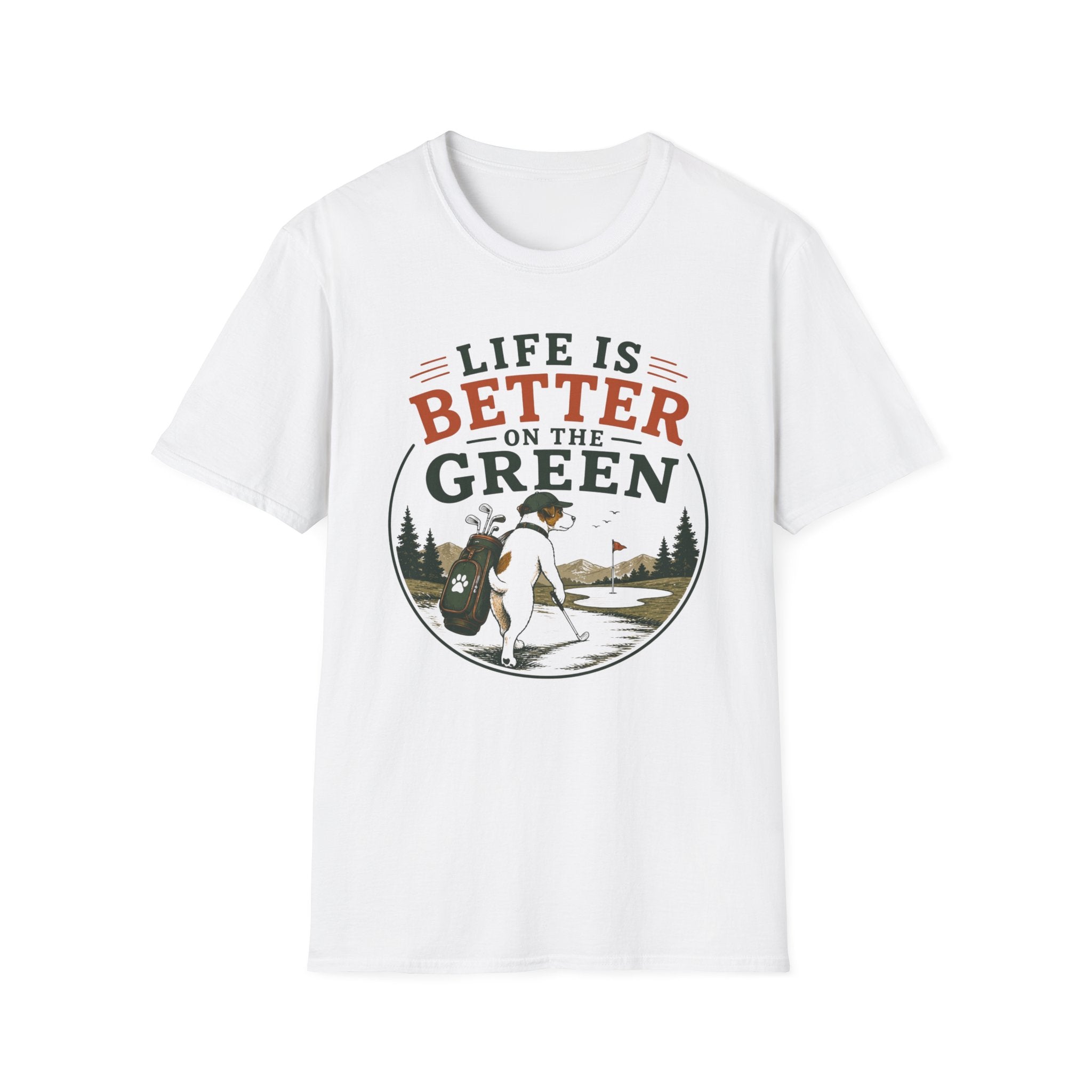 Fishing T‑Shirt — "Life Is Better on the Green" Outdoor Angler Tee
