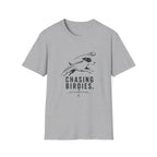 Chasing Birdies Dog Graphic T-Shirt