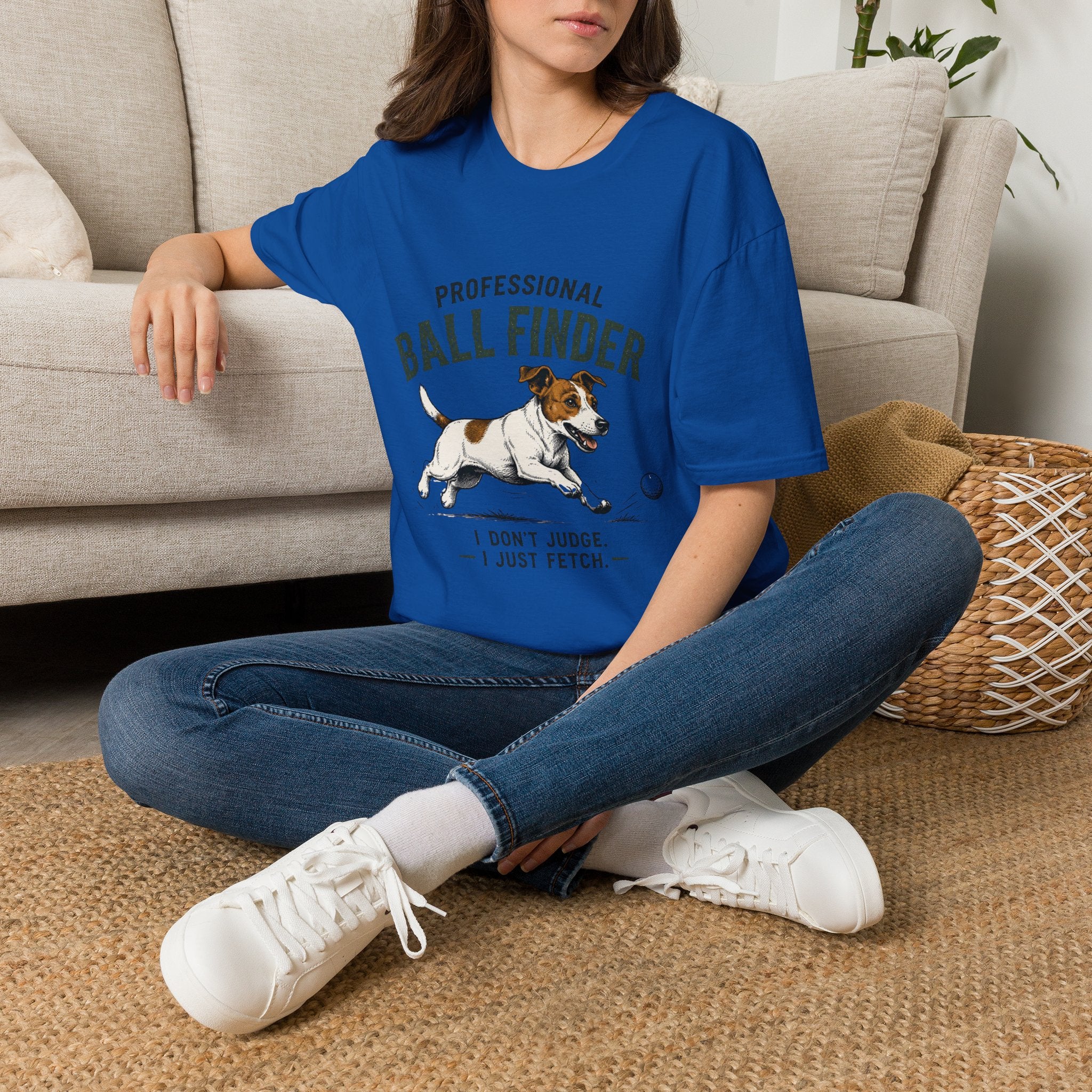 Professional Ball Finder T-Shirt — Dog Fetch Lover Tee