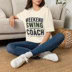Weekend Swing Coach T‑Shirt — Golf Humor Tee ("Advice Is Free")