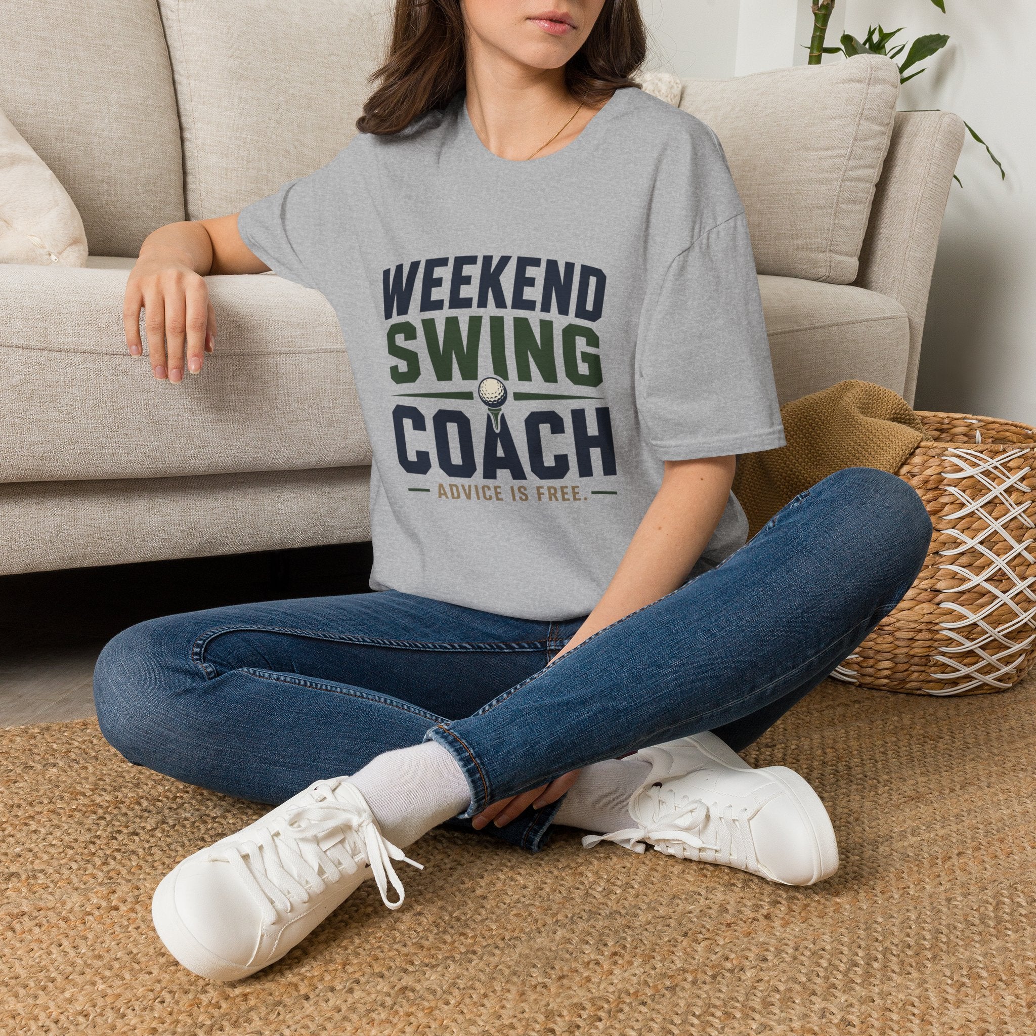 Weekend Swing Coach T-Shirt — Golf Humorous Weekend Golfer Tee