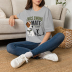Nice Swing Mate T-Shirt — Funny Golf Dog Graphic Tee
