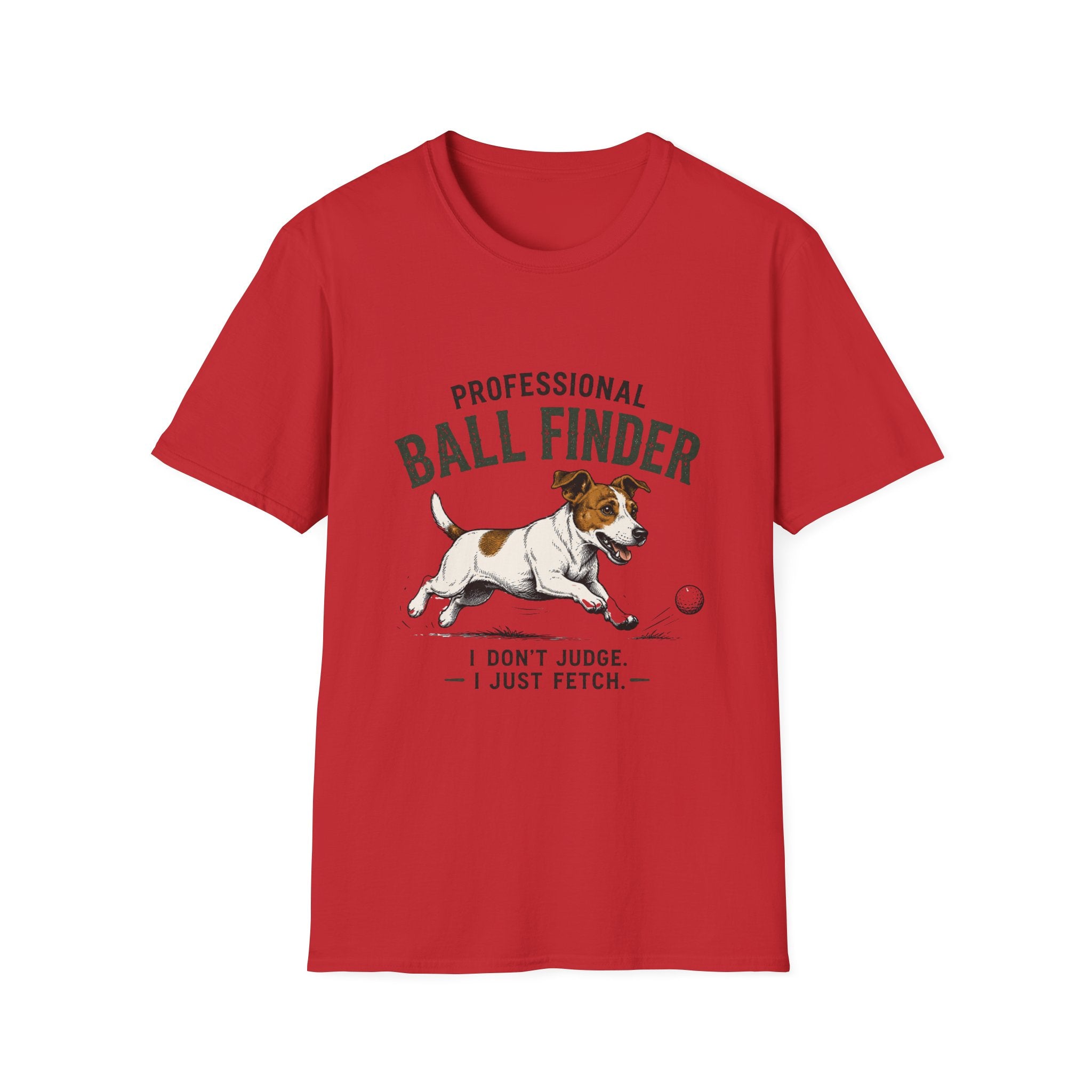 Professional Ball Finder T-Shirt — Dog Fetch Lover Tee