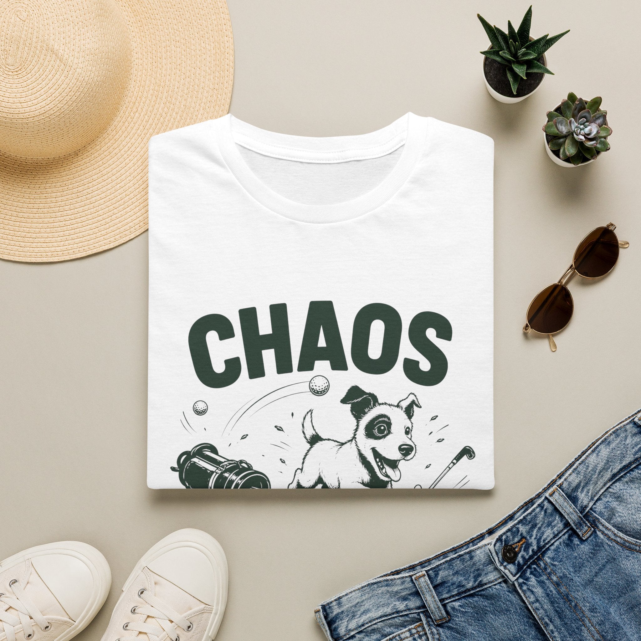 Chaos Coordinator T-Shirt — Funny Puppy Chaos Design