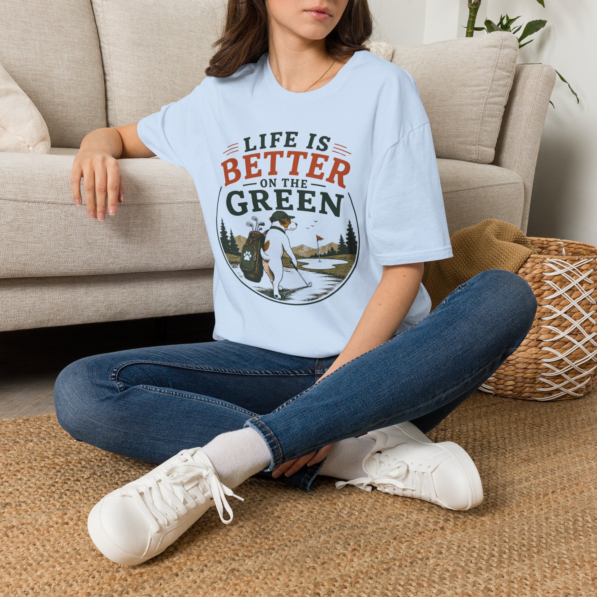 Fishing T‑Shirt — "Life Is Better on the Green" Outdoor Angler Tee
