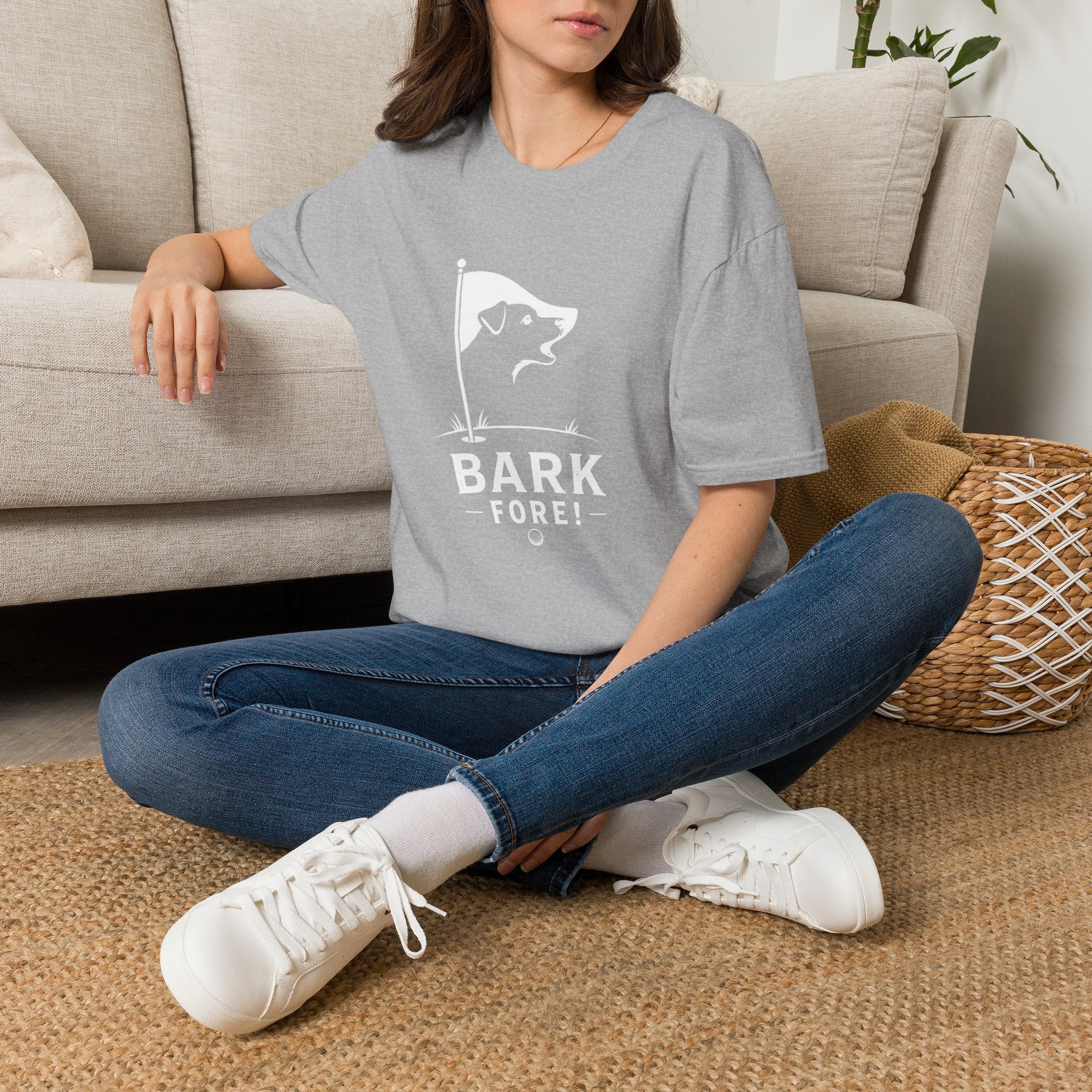 Bark Fore! Golf Dog T-Shirt — Funny Golfing Pet Lover Tee