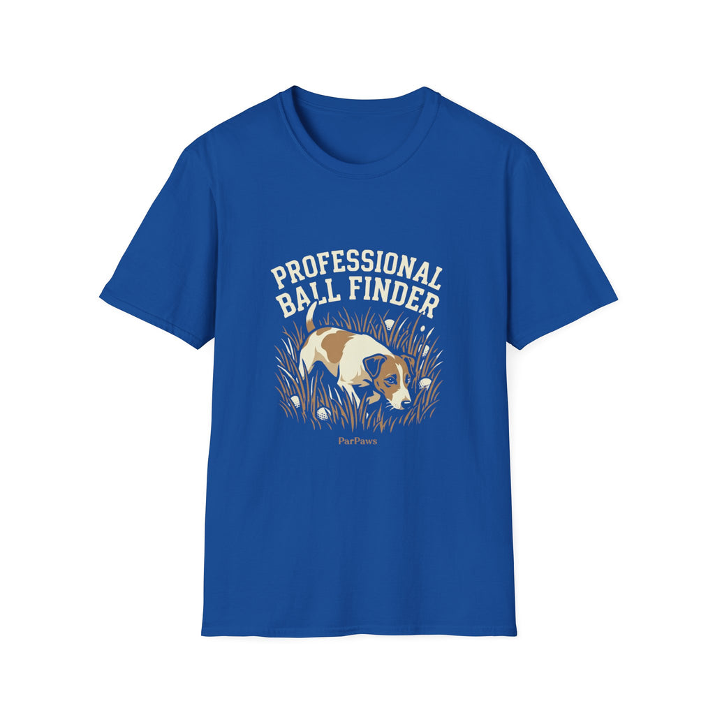 T-Shirt — Professional Ball Finder Dog Graphic Tee