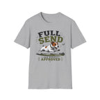 Full Send Jack Russell T-Shirt — "Full Send" Dog Golf Lover Tee