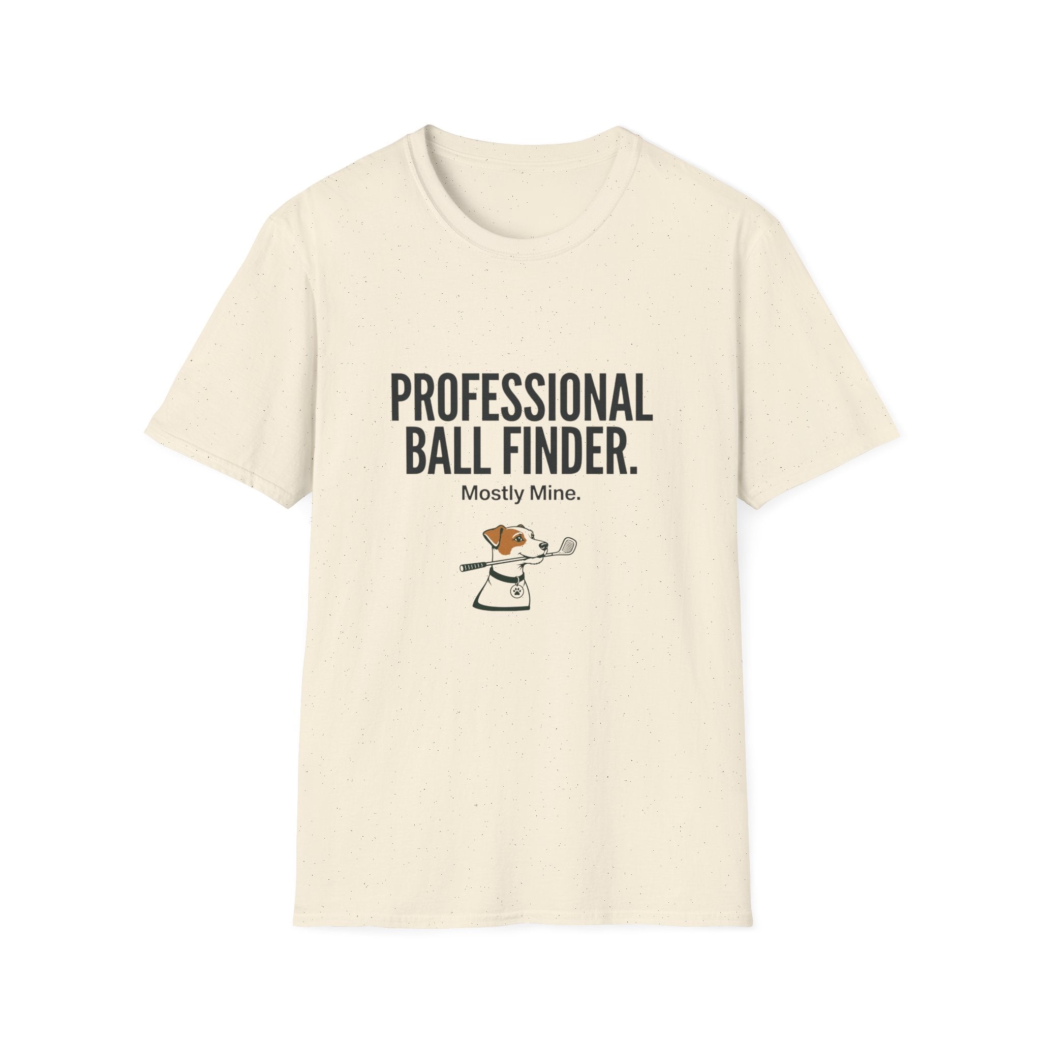 Professional Ball Finder T-Shirt – Golf Humor “Mostly Mine.” Casual Sports Tee