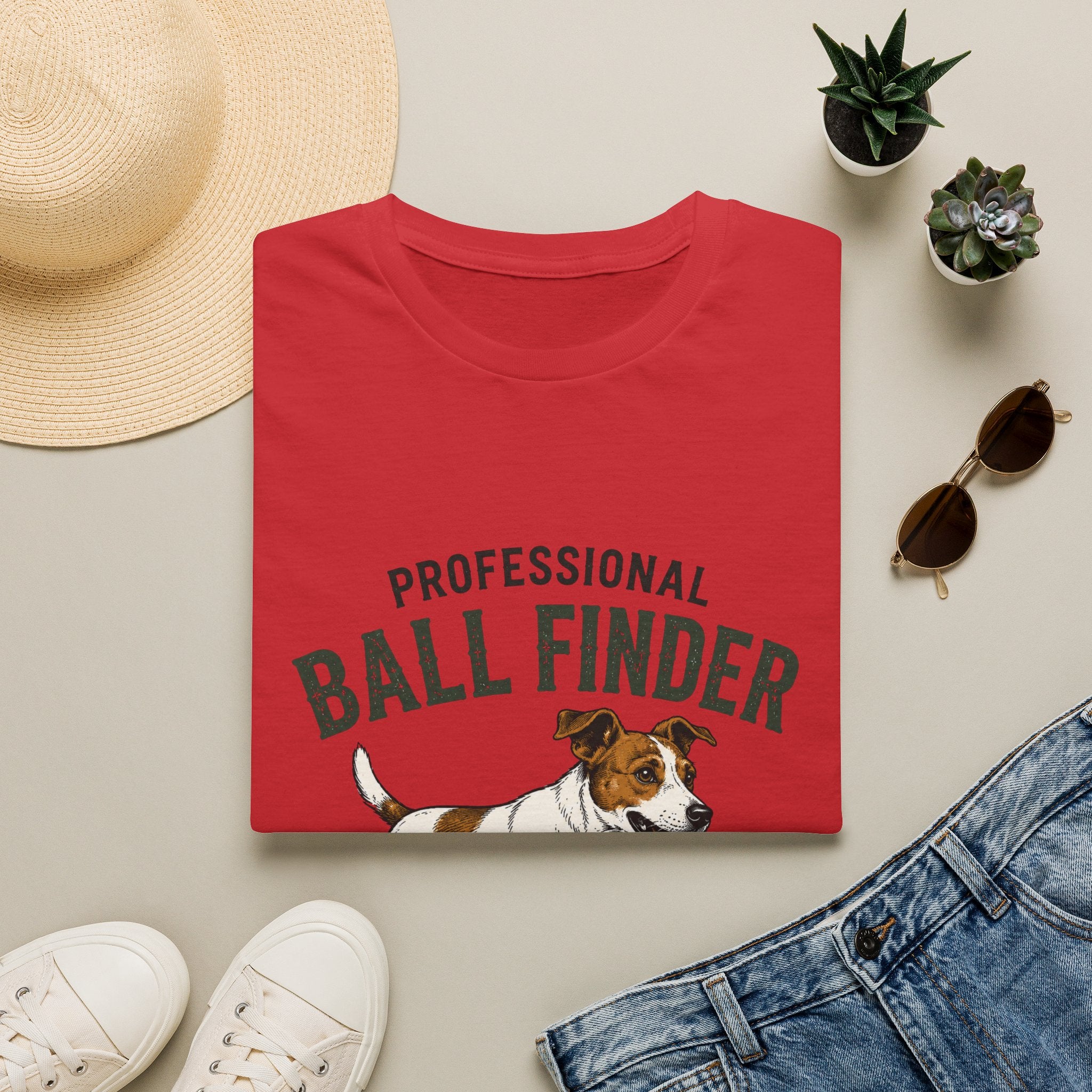 Professional Ball Finder T-Shirt — Dog Fetch Lover Tee