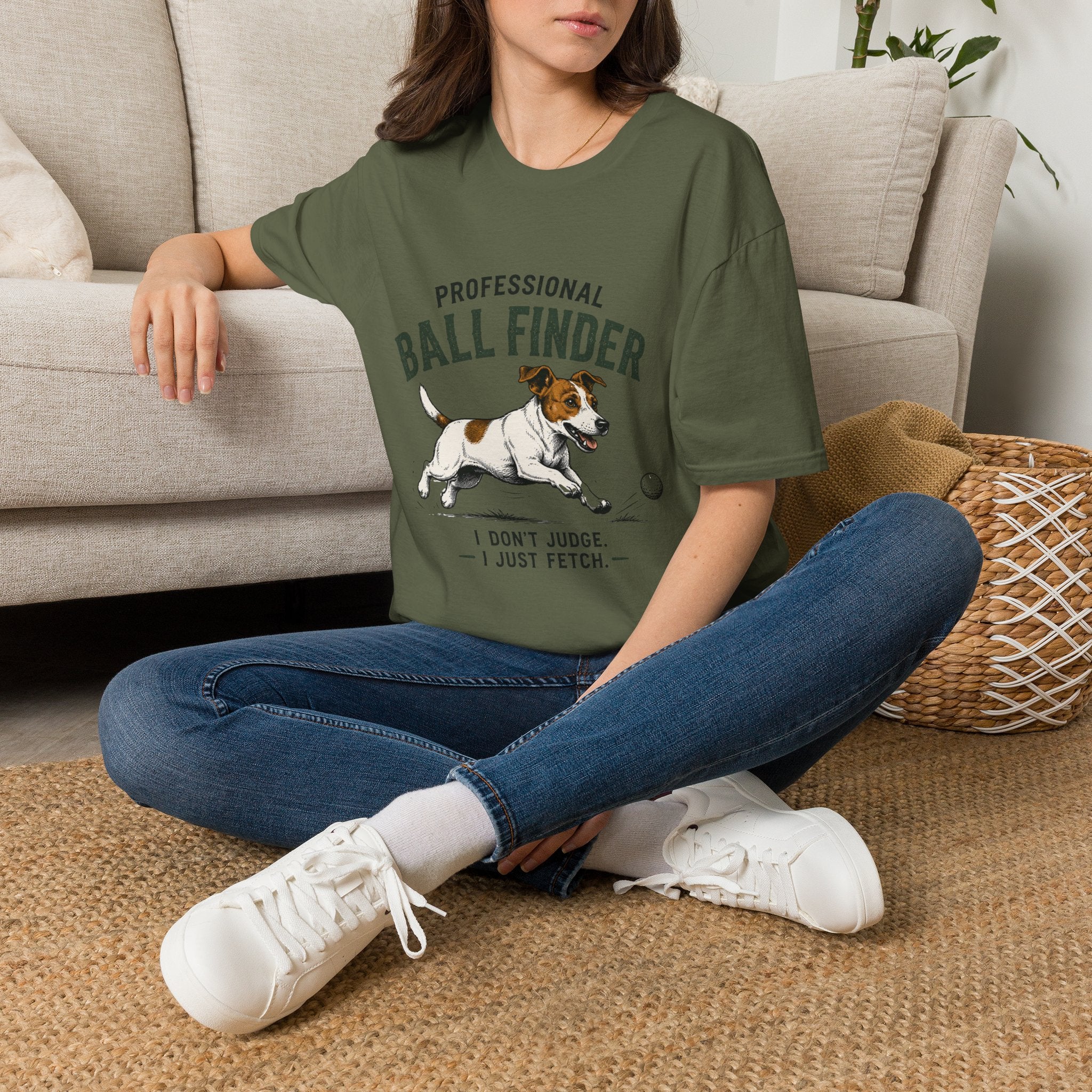 Professional Ball Finder T-Shirt — Dog Fetch Lover Tee
