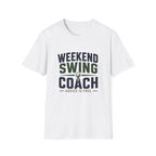 Weekend Swing Coach T-Shirt — Golf Humorous Weekend Golfer Tee