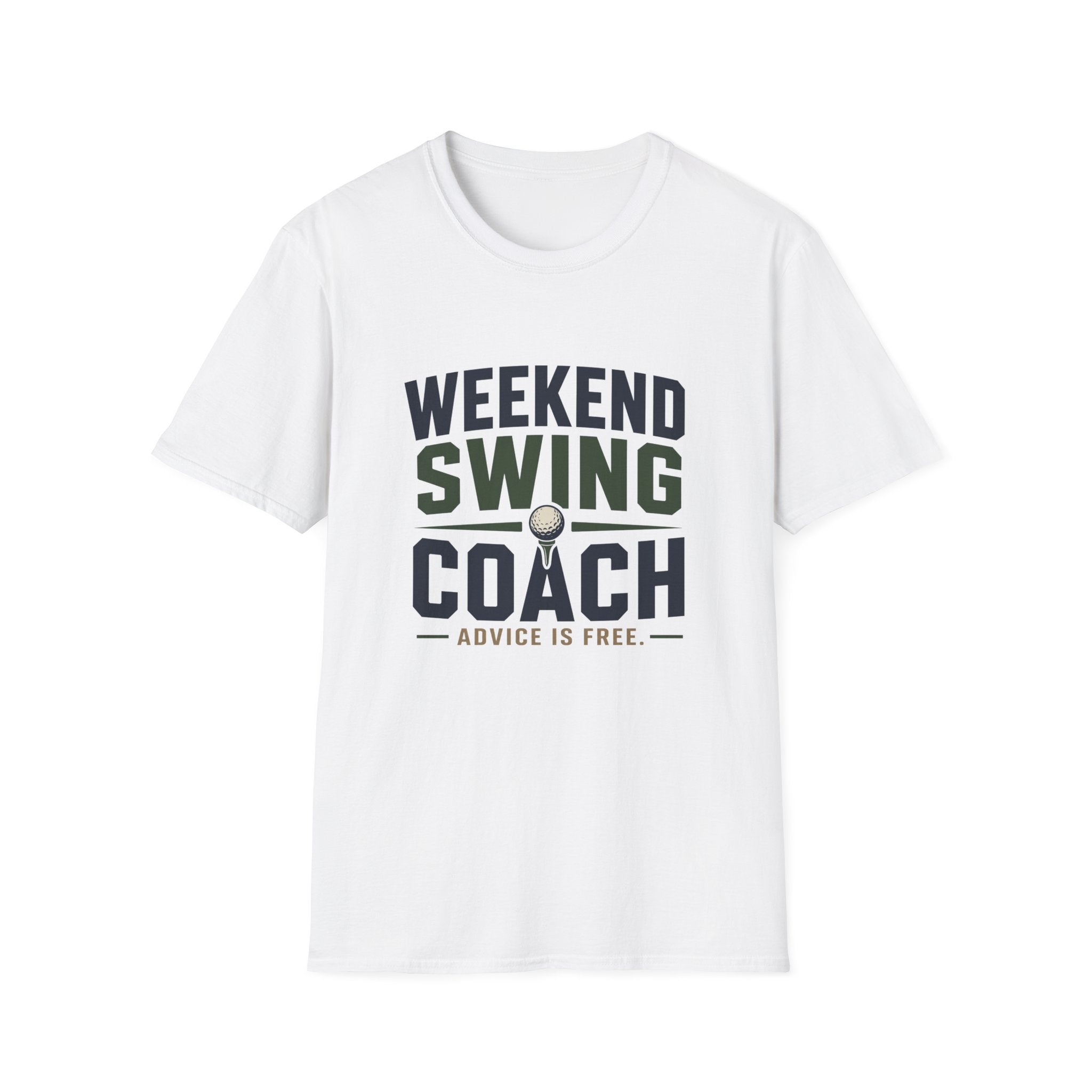 Weekend Swing Coach T-Shirt — Golf Humorous Weekend Golfer Tee