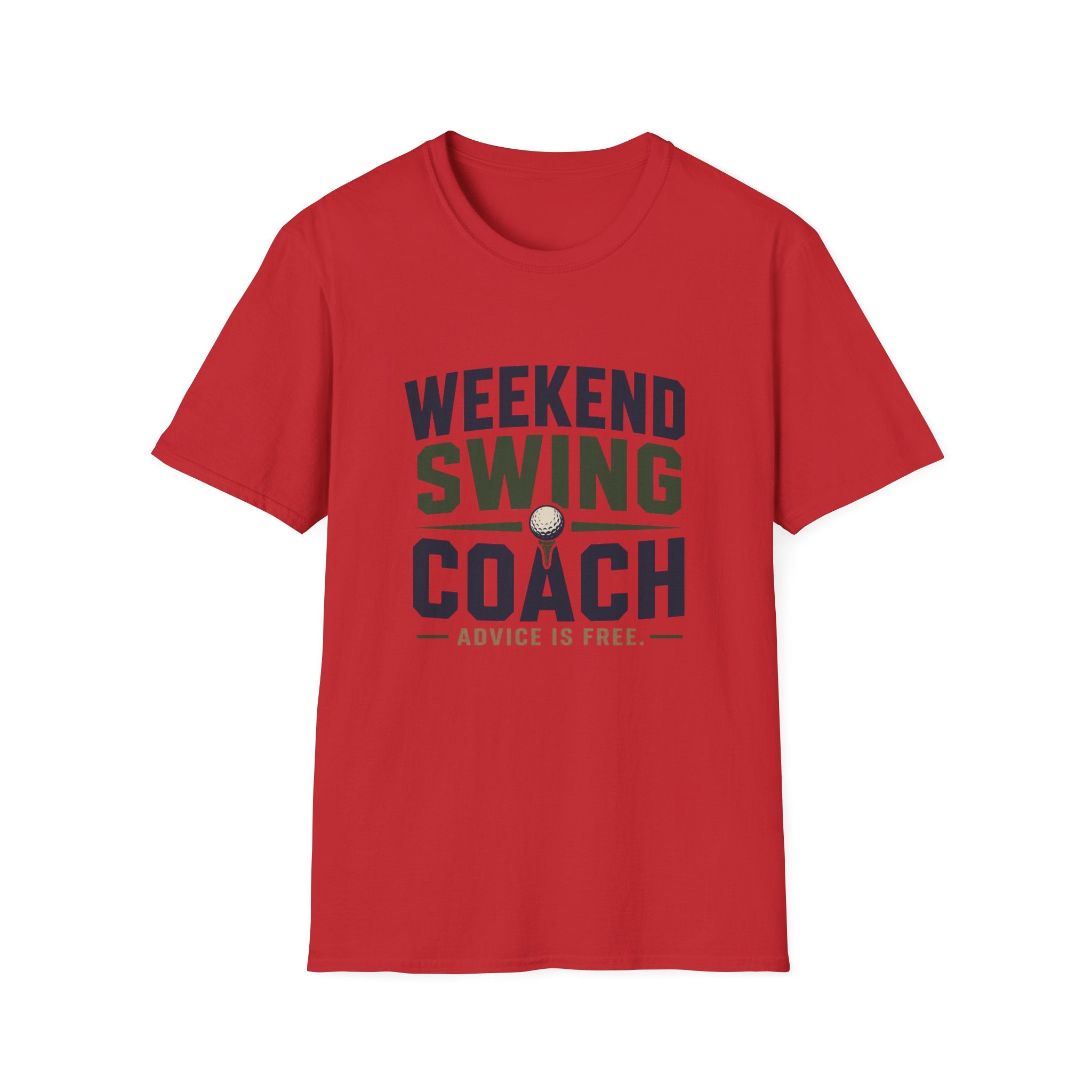 Weekend Swing Coach T-Shirt — Golf Humorous Weekend Golfer Tee