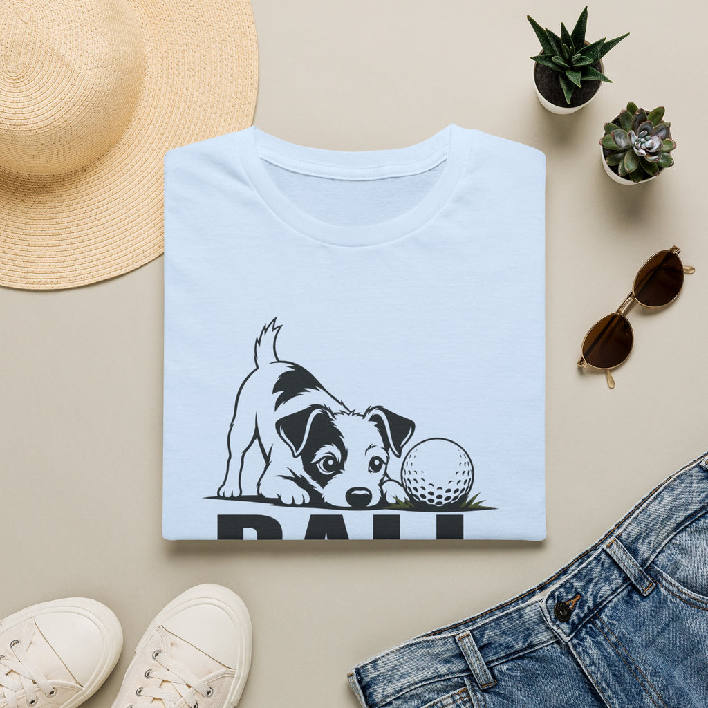 Dog Lover T‑Shirt — "Ball Obsessed" Puppy Graphic Tee