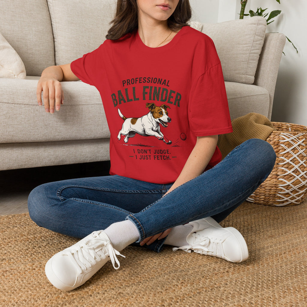 Professional Ball Finder T-Shirt — Dog Fetch Lover Tee