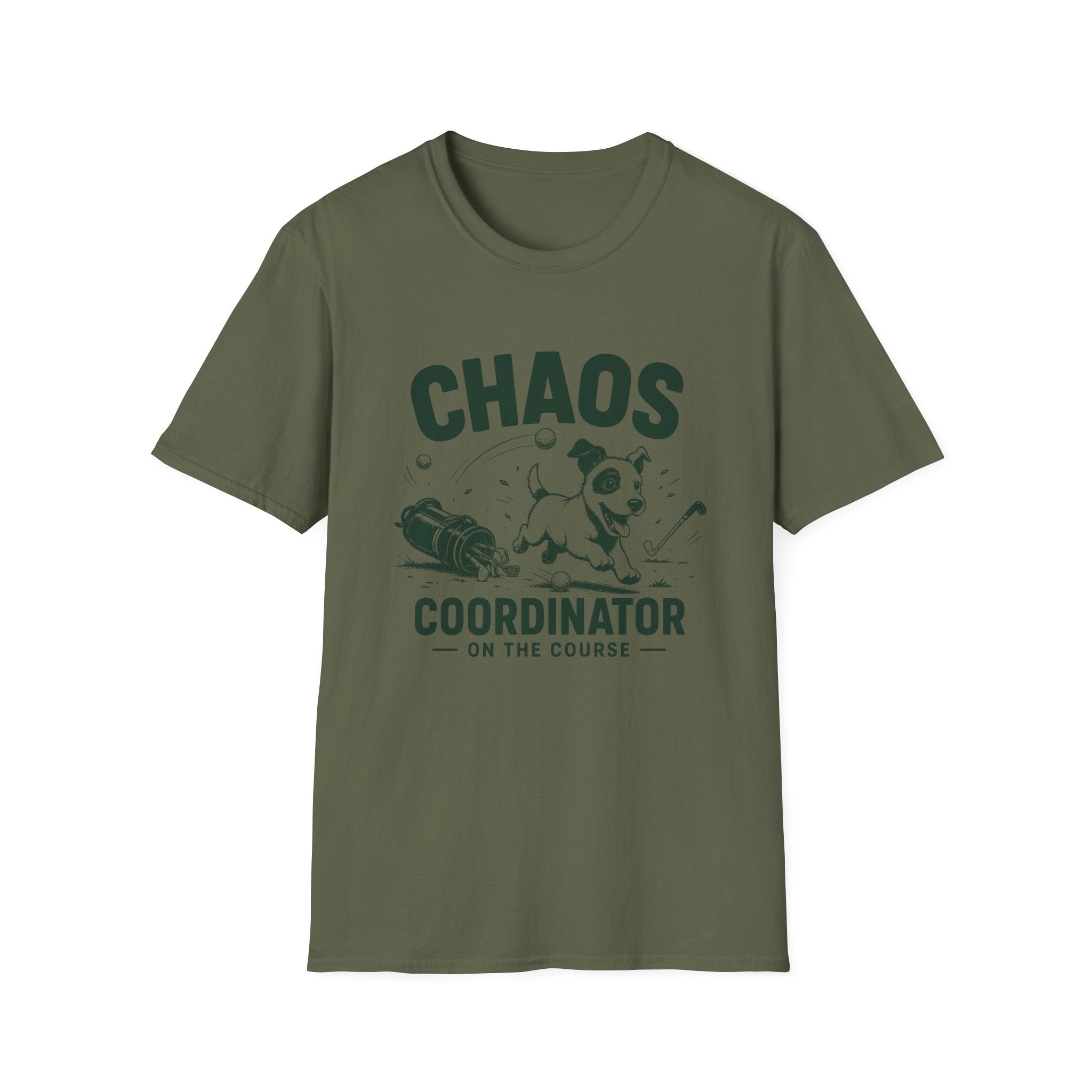 Chaos Coordinator T-Shirt — Funny Puppy Chaos Design
