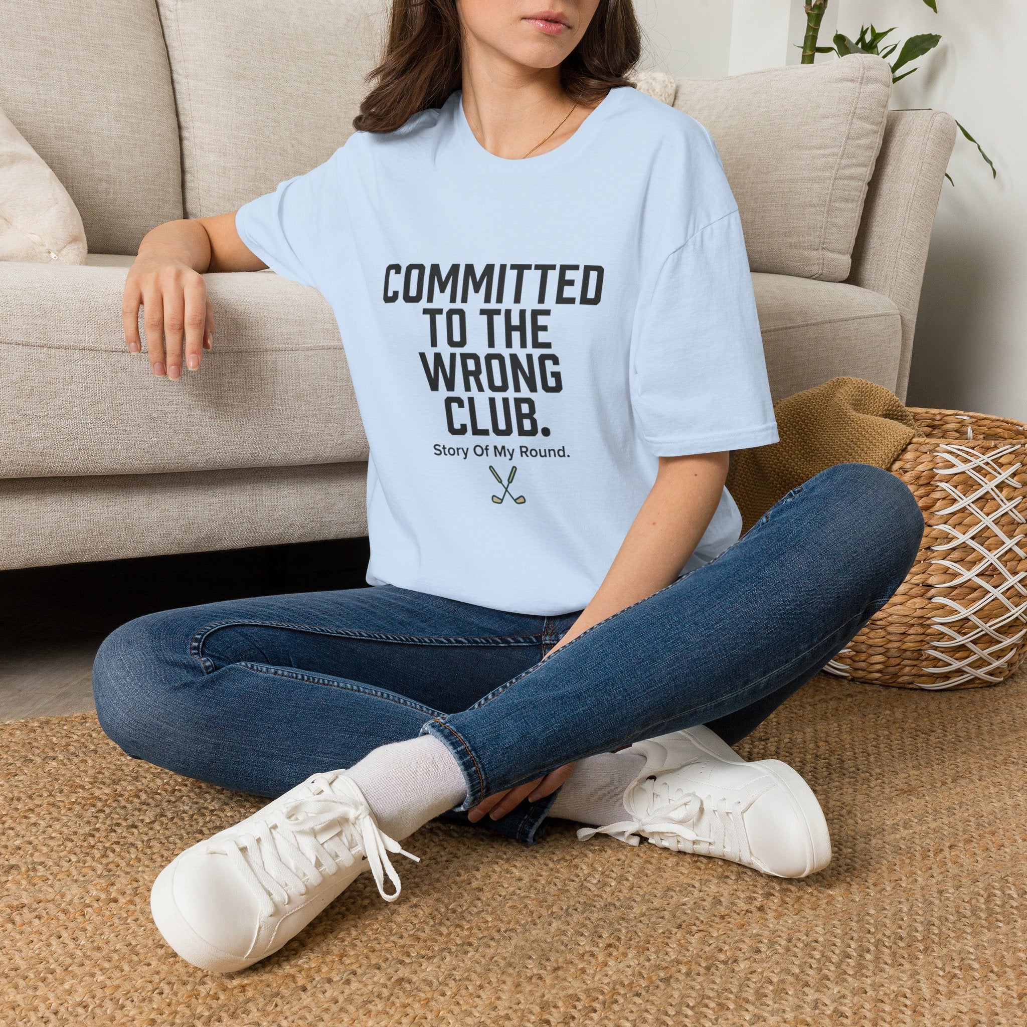 Committed to the Wrong Club T-Shirt — Funny Relatable Graphic Tee