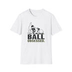 Dog Lover T‑Shirt — "Ball Obsessed" Puppy Graphic Tee