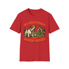 T-Shirt — My Golf Coach Has Anger Issues Vintage Golf Humor Tee