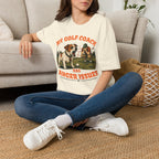 T-Shirt — My Golf Coach Has Anger Issues Vintage Golf Humor Tee