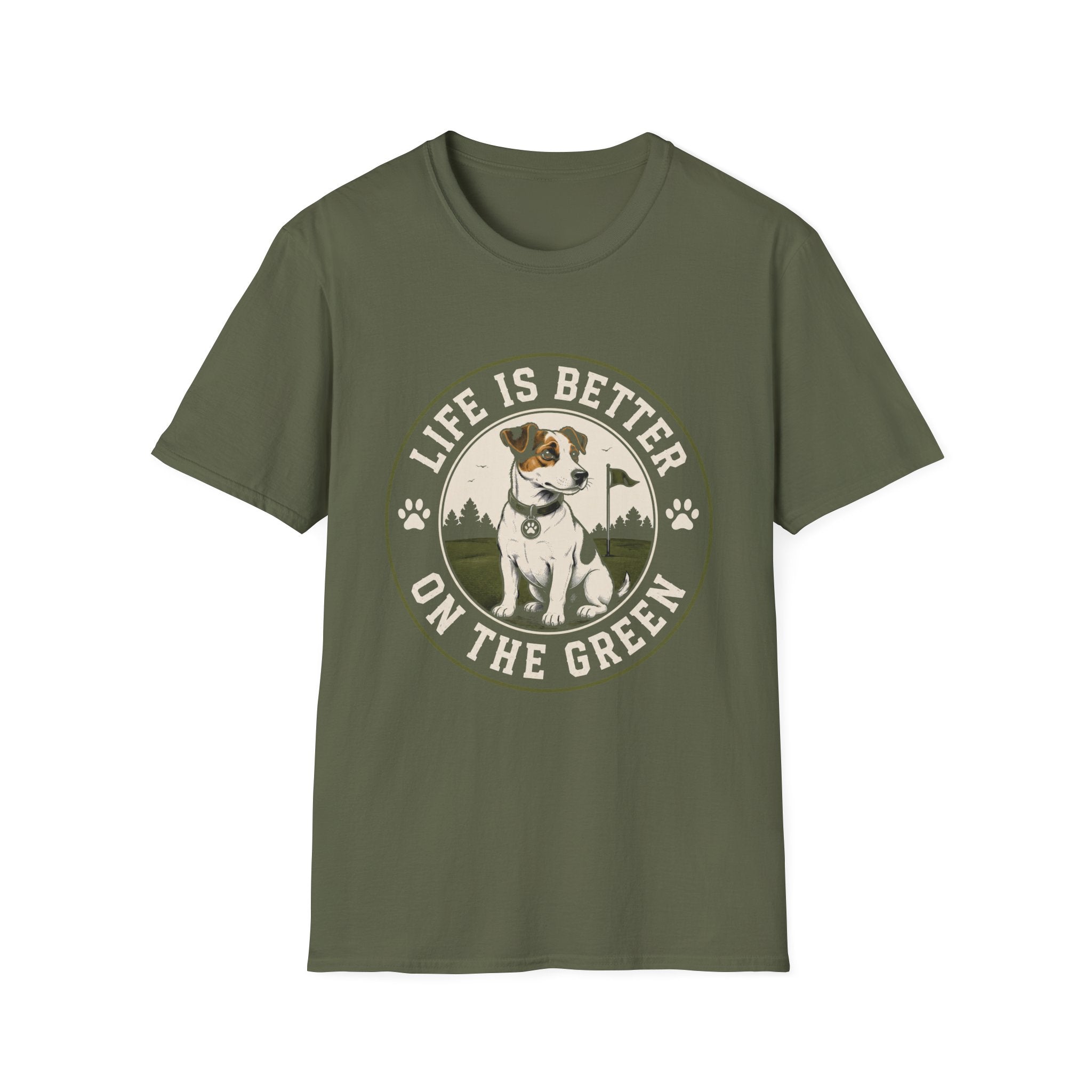 Life Is Better On The Green Dog T-Shirt