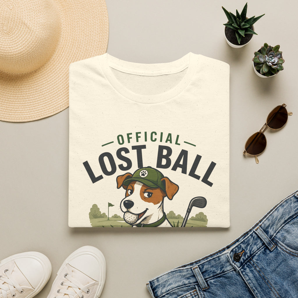 Lost Ball Recovery T-Shirt — 'Official Lost Ball Recovery Unit' Golf Dog Tee