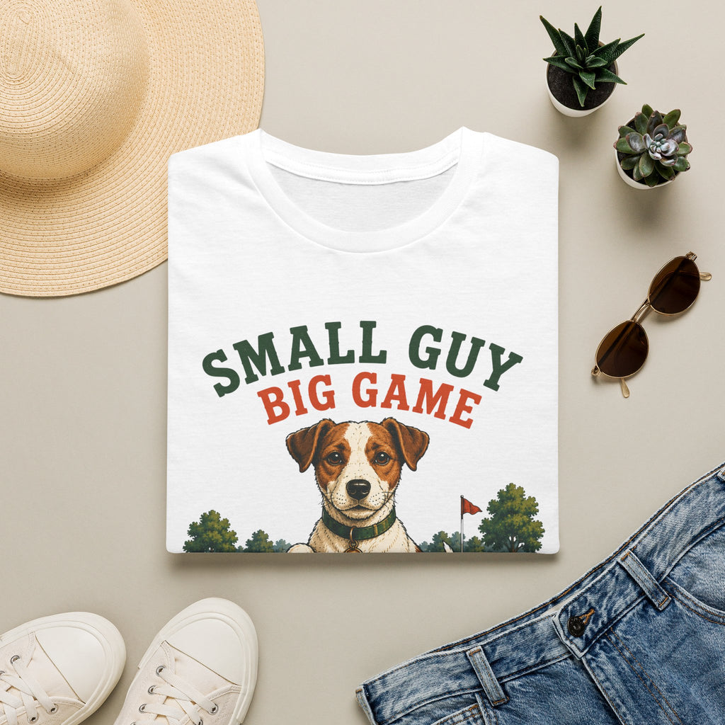 Small Guy Big Game T-Shirt — Golf Dog Graphic Tee
