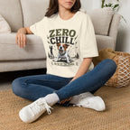 Zero Chill T-Shirt — Funny Golf Dog Graphic Tee for Golfers & Dog Lovers