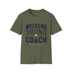Weekend Swing Coach T‑Shirt — Golf Humor Tee ("Advice Is Free")