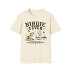 Birdie Fever Golf T-Shirt — Funny Golfing Design with Dog and Golfer