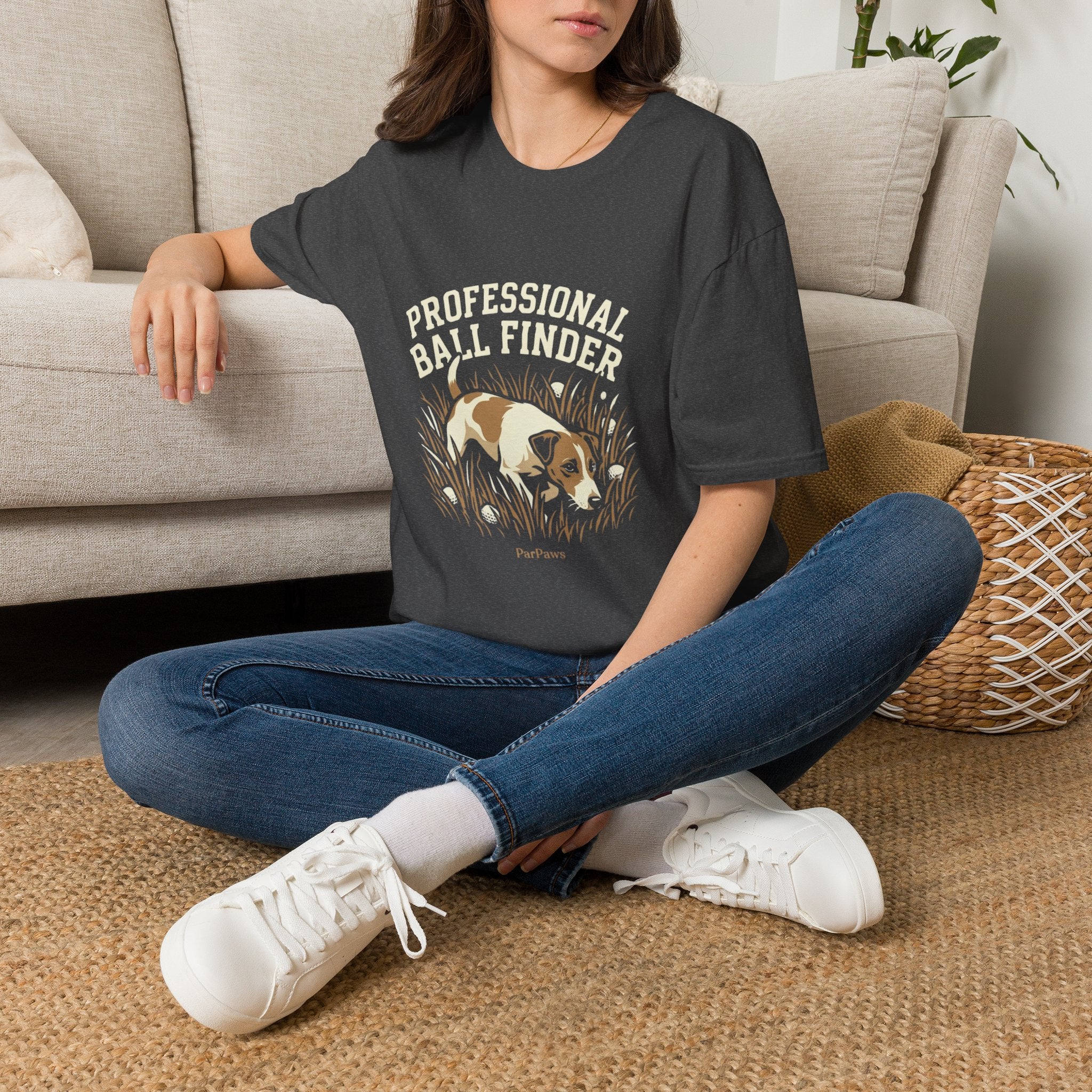 T-Shirt — Professional Ball Finder Dog Graphic Tee
