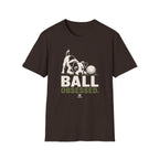 Dog and Golf Ball T-Shirt — "Ball Obsessed" Cute Puppy Golf Tee