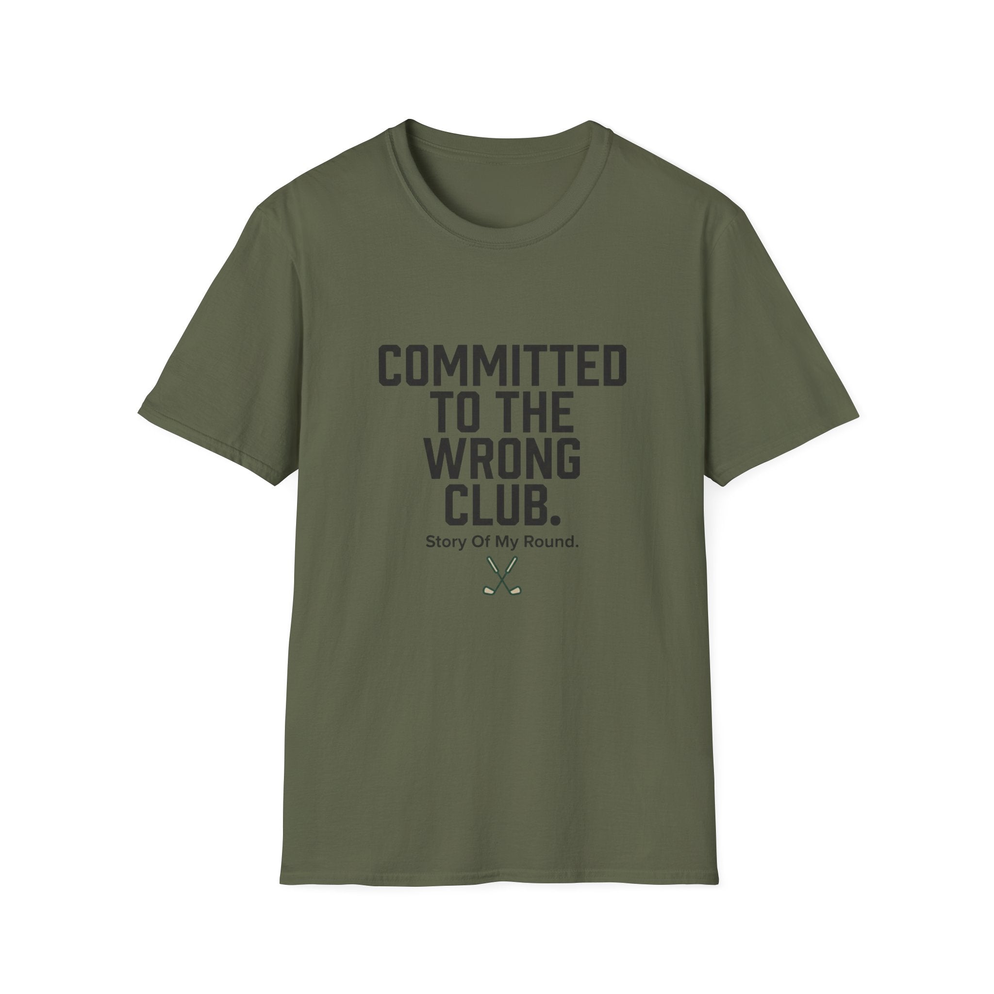 Committed to the Wrong Club T-Shirt — Funny Relatable Graphic Tee