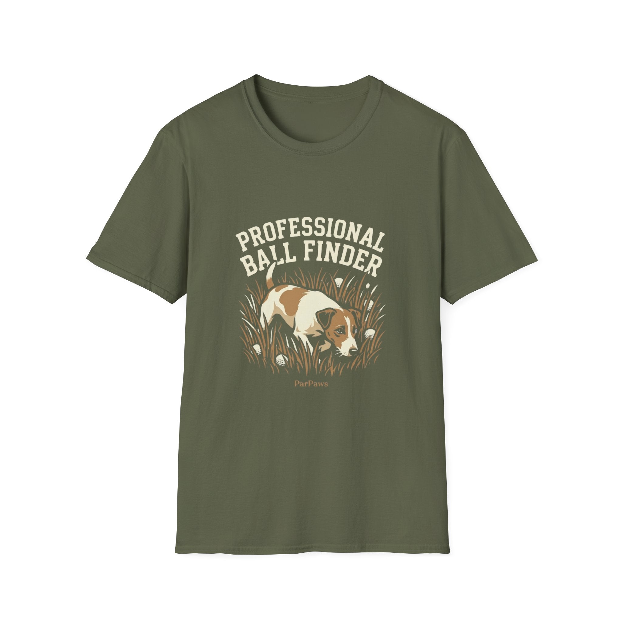 T-Shirt — Professional Ball Finder Dog Graphic Tee