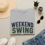 Weekend Swing Coach T‑Shirt — Golf Humor Tee ("Advice Is Free")