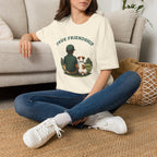 True Friendship T-Shirt — Boy and Dog Graphic