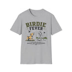 Birdie Fever Golf T-Shirt — Funny Golfing Design with Dog and Golfer