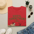 100% Commitment Golf T‑Shirt - Golfer & Dog Tee