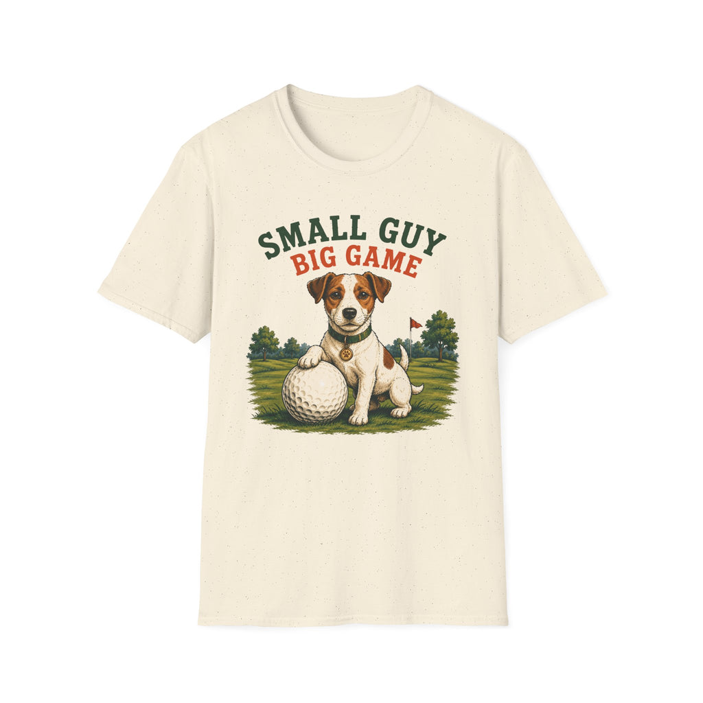 Small Guy Big Game T-Shirt — Golf Dog Graphic Tee
