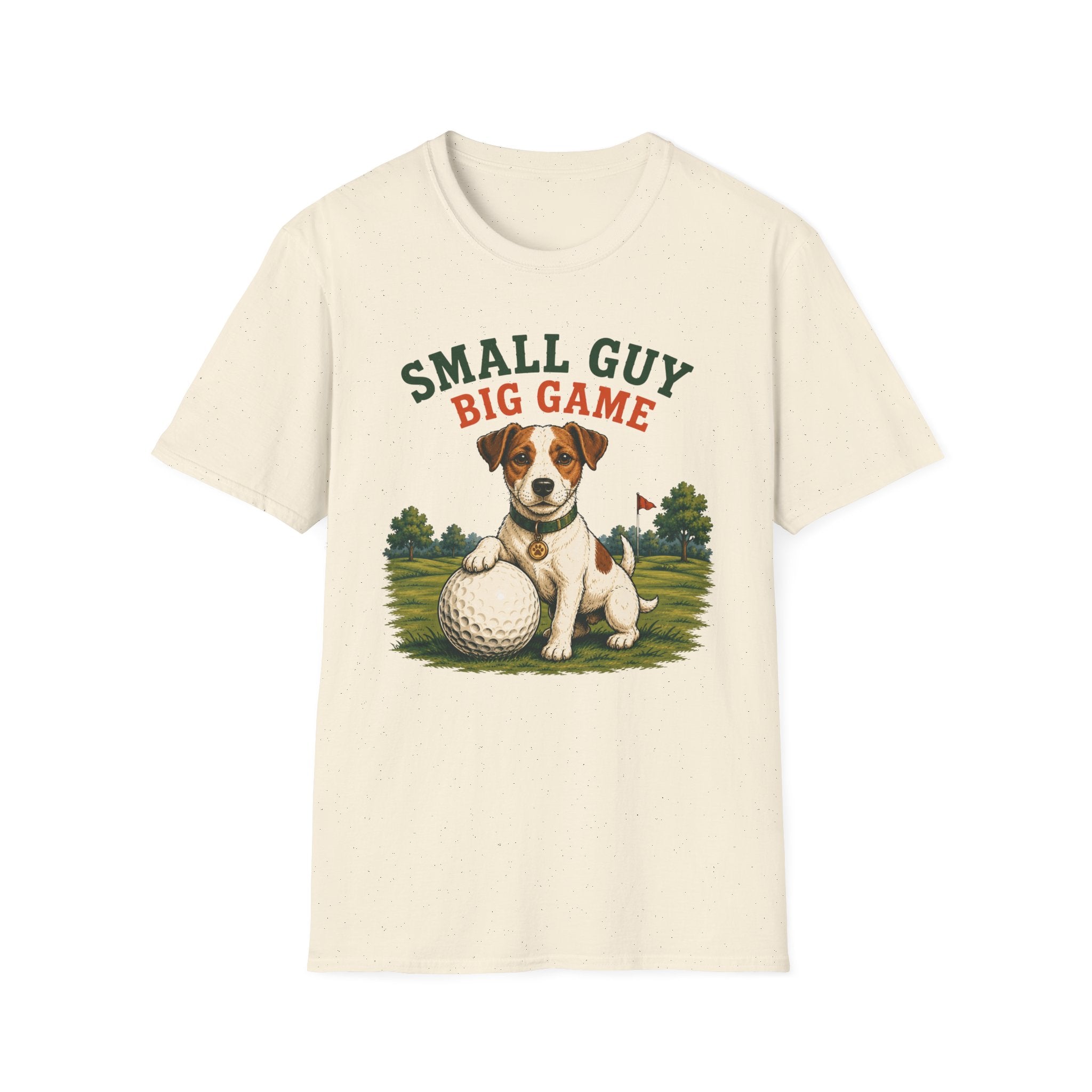 Small Guy Big Game T-Shirt — Golf Dog Graphic Tee