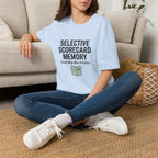Selective Scorecard Memory T-Shirt — Funny Practice Golf Scorecard Tee