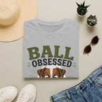 Ball Obsessed T‑Shirt – Cute Dog Golf Lover Graphic Tee