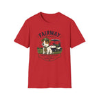 Golf Course Dog T-Shirt — "Fairway Security" Caddy Pup Graphic Tee