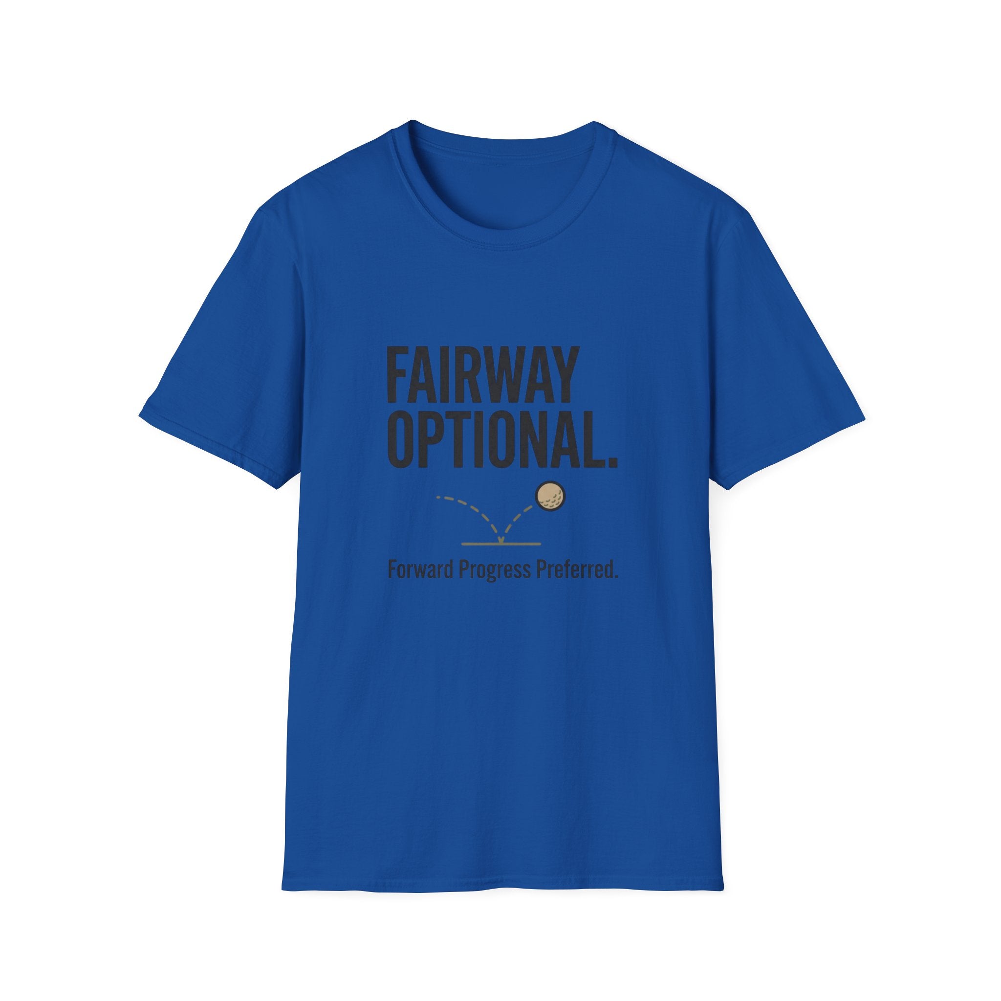 Fairway Optional Golf T-Shirt — "Fairway Optional" Funny Golfing Tee