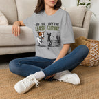 Golf T‑Shirt - "Off the Leash. Off the Fairway." Funny Golfing Dog Shirt