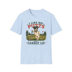 I Like Big Putts Golf T-Shirt — Funny Dog Golfing Graphic Tee