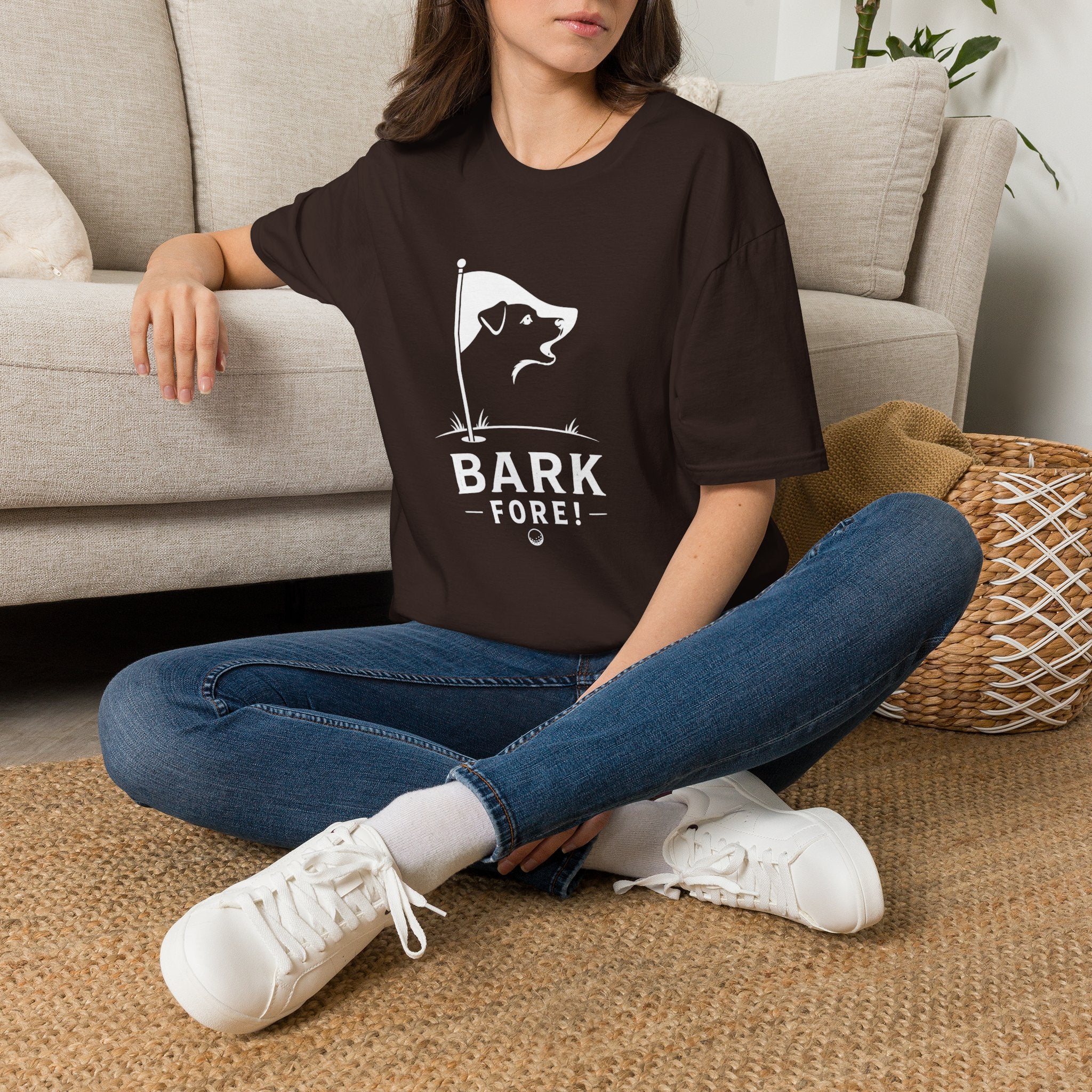 Bark Fore! Golf Dog T-Shirt — Funny Golfing Pet Lover Tee